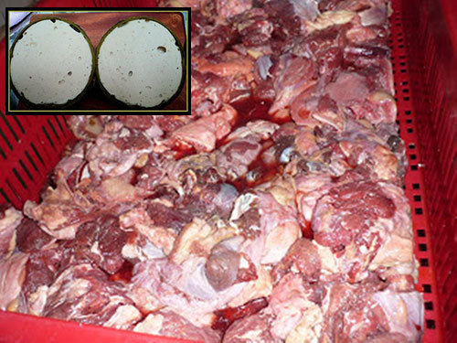 Giò chả, patê giá rẻ: Thịt dạt, gan ôi, hàn the cực độc