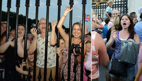 Phút giây vui mừng tột độ của người dân Anh