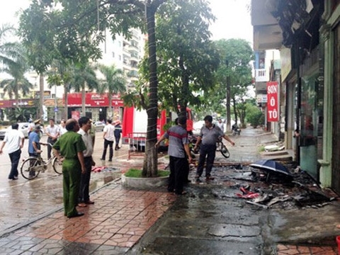 Cận cảnh hiện trường vụ cháy tiệm vàng 5 người chết