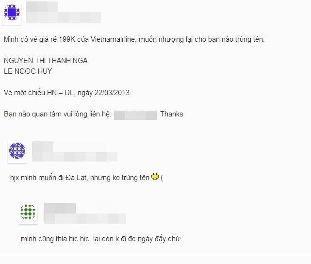 Mất tiền, đứng đường vì mua lại vé máy bay giá rẻ