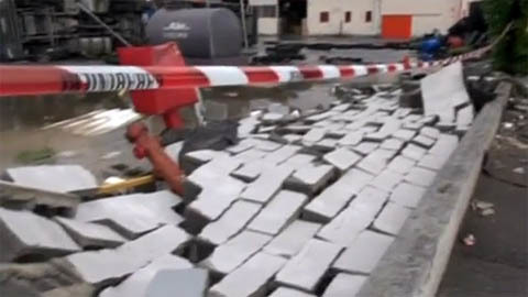 Tận mắt nhìn lốc tố cuồng nộ tại Milan