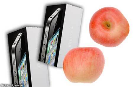 Trả hơn nghìn đô mua iPhone, nhận được táo