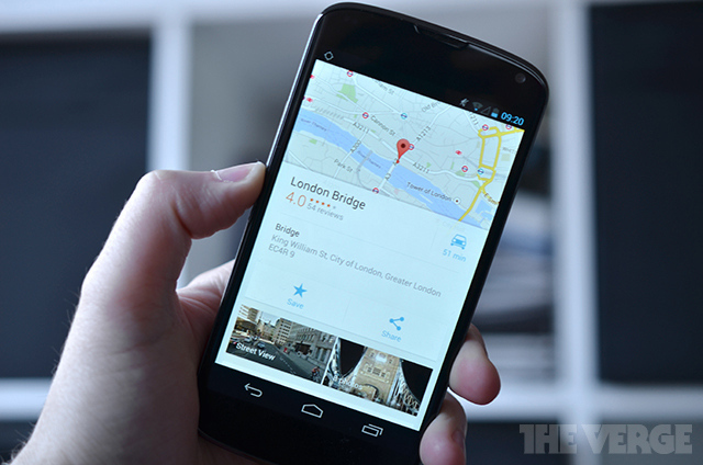 Google Maps đưa quảng cáo vào kết quả tìm kiếm
