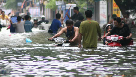 HN ngập, nghe lại ca khúc 