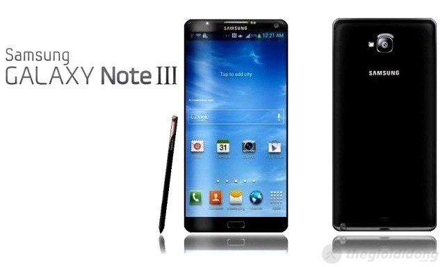 Galaxy Note 3 sẽ viền màn hình siêu mỏng, chạy Android 4.3