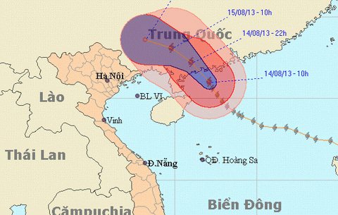 Từ 16/8, miền Bắc mưa lớn