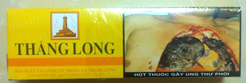 Công ty đầu tiên in hình cảnh báo trên bao thuốc lá