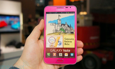 Galaxy Note 3 có phiên bản màu hồng, bán ra đầu tháng 9