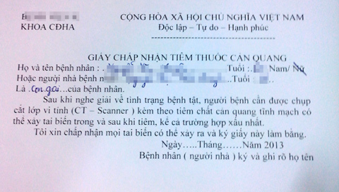 Ngừng sử dụng thuốc cản quang Xenetic vì gây phản ứng nặng
