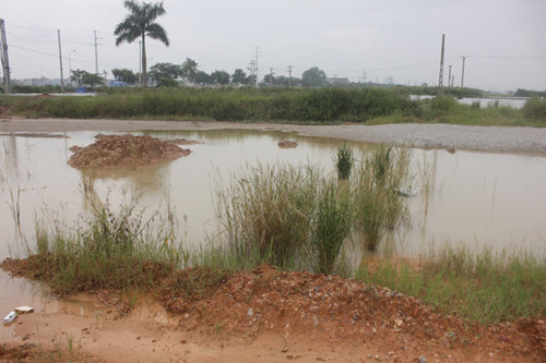 Hai học sinh chết đuối tại hố công trình cầu Nhật Tân