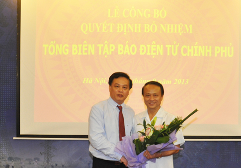 Báo điện tử Chính phủ có Tổng biên tập mới