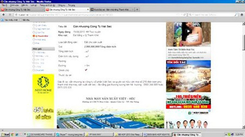Nhân viên cũ lập facebook mạo danh Giám đốc rao bán công ty