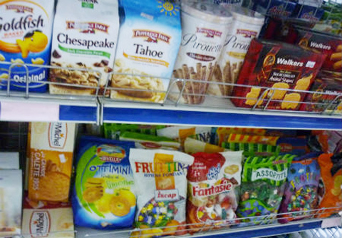 Nhập nhèm bánh kẹo ngoại