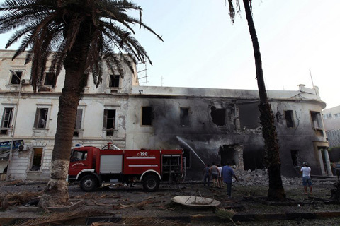 Nổ lớn tại tòa nhà ngoại giao ở Benghazi