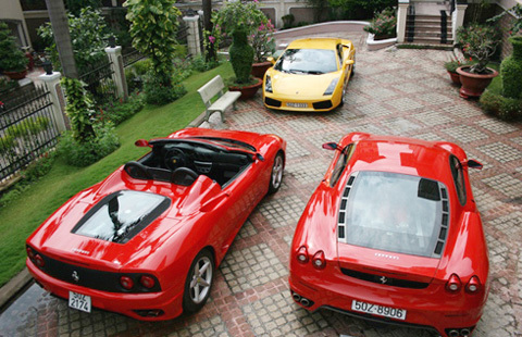 Những garage siêu xe đình đám của đại gia Việt