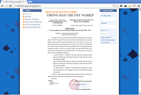 Sinh viên Hùng Vương tiếp tục hoang mang