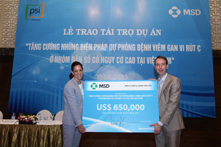 Gần 14 tỷ đồng cho Việt Nam phòng viêm gan C