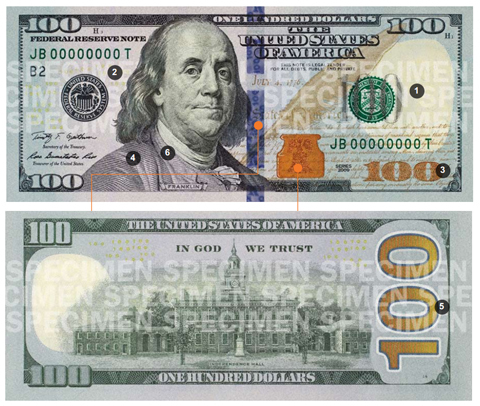 Nhận dạng tờ 100 USD mới sắp vào Việt Nam