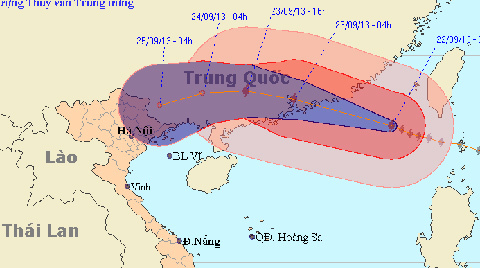 Siêu bão giật cấp 17 trên biển Đông