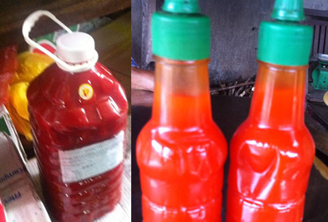 Hóa chất công nghiệp trộn phẩm màu thành tương ớt siêu rẻ