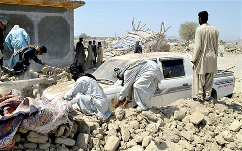 Hình ảnh Pakistan tan hoang sau động đất