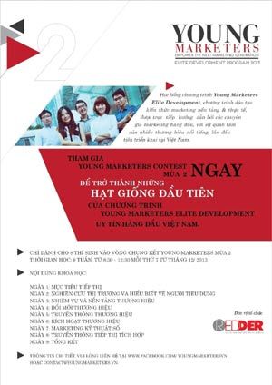 Học bổng ngàn đô cho thí sinh Young Marketers