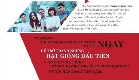 Học bổng ngàn đô cho thí sinh Young Marketers