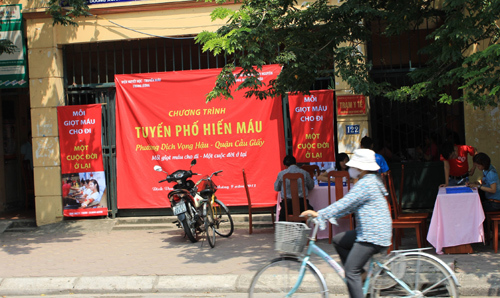 'Tuyến phố hiến máu' ở Thủ đô