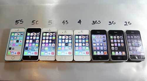 Đọ tốc độ siêu phẩm iPhone qua từng phiên bản