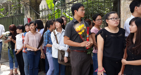 Tưởng niệm Đại tướng ở nhà riêng