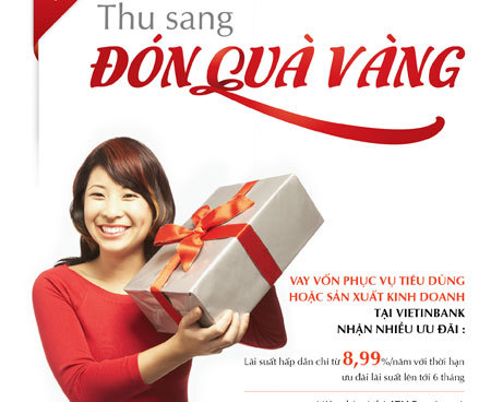 “Thu sang đón quà vàng” từ VietinBank