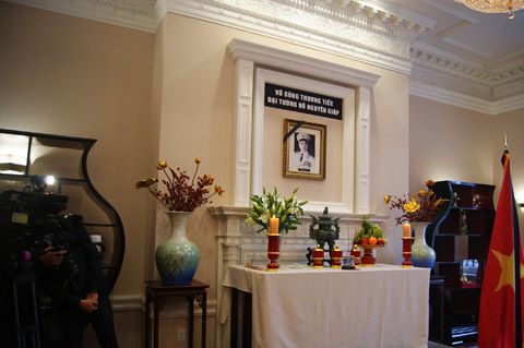 Lễ viếng Đại tướng tại Mỹ