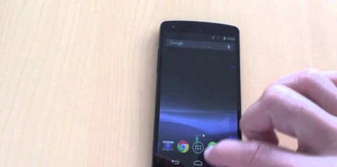 Xuất hiện video trên tay Nexus 5