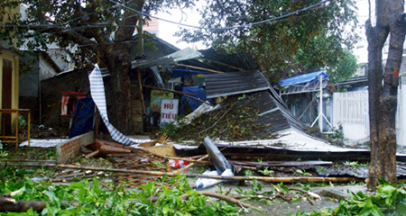 14 nghìn nhà hư hỏng trong bão số 11