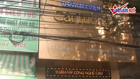 Thẩm mỹ viện ném xác bệnh nhân hoạt động chui