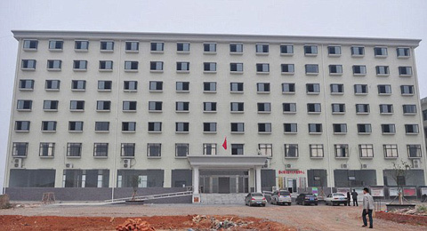 Trụ sở làng to như cung điện