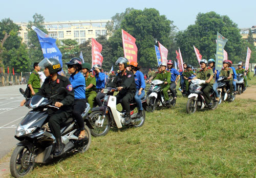 Ngày hội thanh niên với văn hóa giao thông