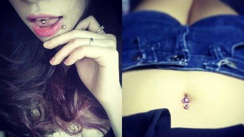 Thiếu nữ Hà thành có 5 điểm xỏ khuyên táo bạo trên cơ thể