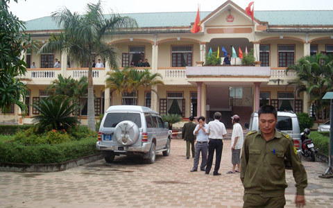 Nghệ An: Mìn nổ tại phòng bí thư xã trong đêm