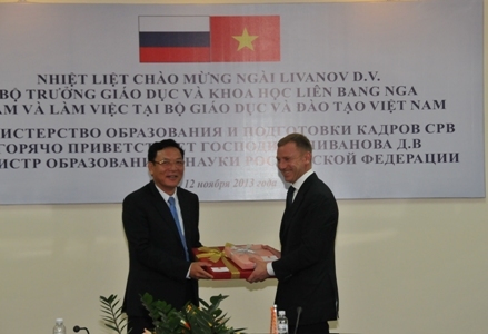 Nga mở rộng lĩnh vực đào tạo sinh viên Việt Nam