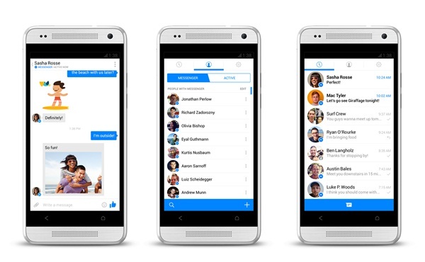 Ứng dụng nhắn tin của Facebook có giao diện mới
