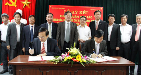 Ban Kinh tế Trung ương hợp tác với Đại học Thái Nguyên