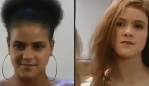 Xem tài hoá trang người da đen thành da trắng