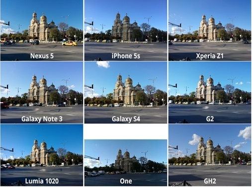 camera, so sánh, Nexus 5, Samsung Galaxy S4, iPhone 5S, chất lượng ảnh