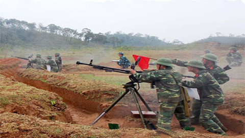 Diễn tập bắn đạn thật lớn nhất tại Phú Thọ
