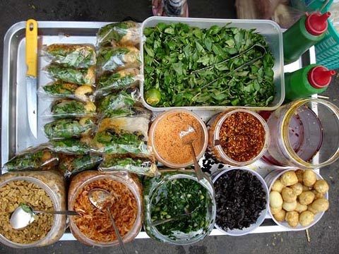 ăn vặt, món ăn, vỉa hè, Sài Gòn