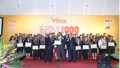 Vinh danh các DN nộp thuế thu nhập doanh nghiệp lớn nhất VN