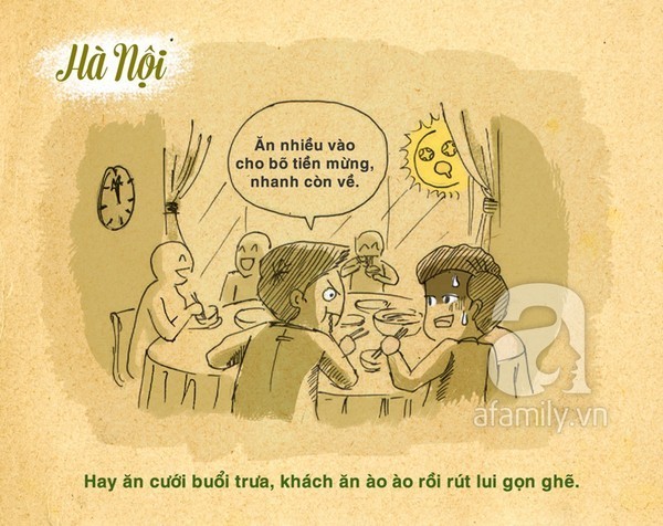 Sự khác biệt giữa đám cưới Hà Nội - Sài Gòn