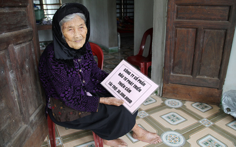 Mẹ liệt sỹ 103 tuổi và 30 triệu ‘tiền hơi’ dự án
