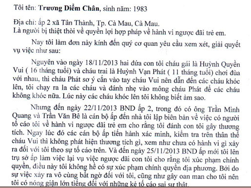 Đang xác minh vụ mẹ nuôi bị tố cáo bạo hành con